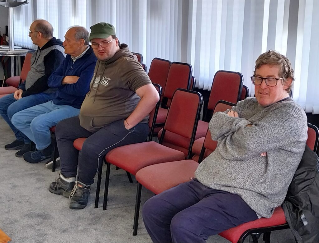 Bowlers waiting there turn